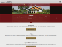 Tablet Screenshot of morrisseyhospitality.com